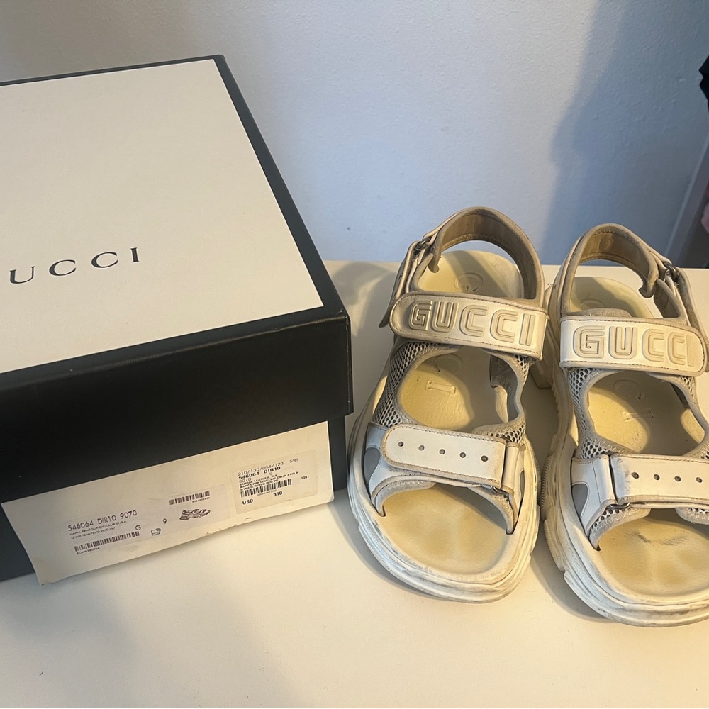 Gucci dad sandals